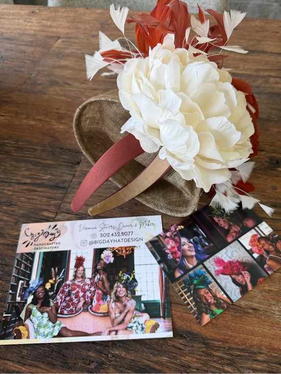 Big Day Hat Design Kentucky Derby Fascinator – Handcrafted One of a Kind main image 7